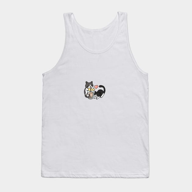 Boba Cats Tank Top by KatiaMart